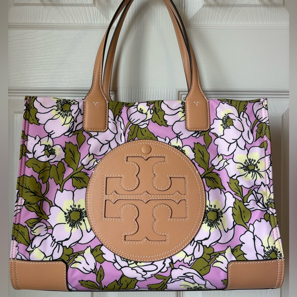 Tory Burch Small Floral Ella Tote